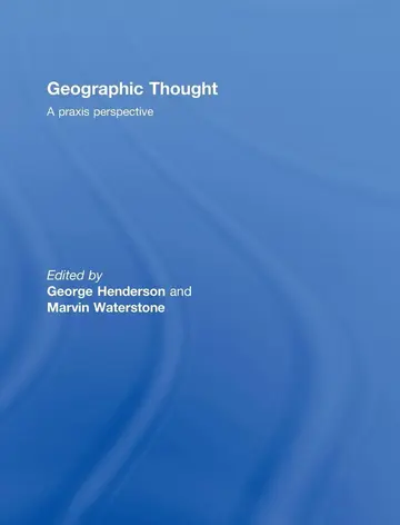 Cover of Geographic Thought