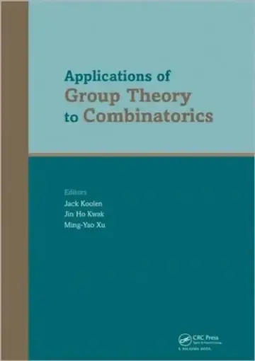 Cover of Applications of Group Theory to Combinatorics