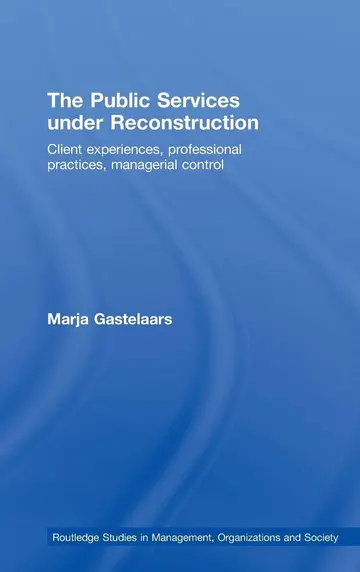 Cover of The Public Services under Reconstruction