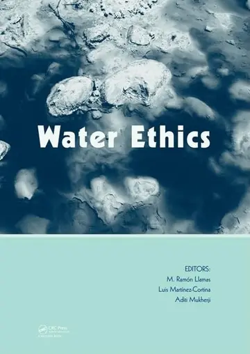 Cover of Water Ethics
