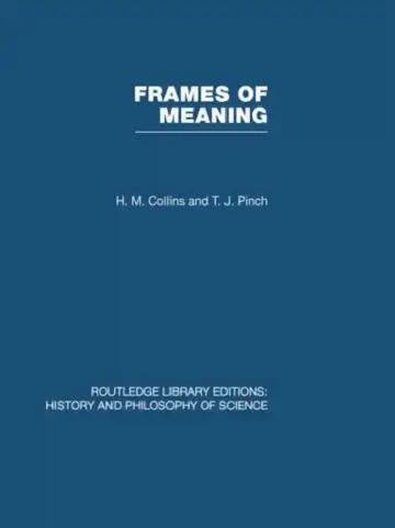 Cover of Frames of Meaning