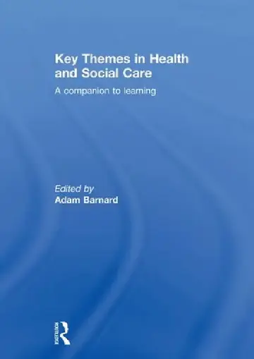 Cover of Key Themes in Health and Social Care
