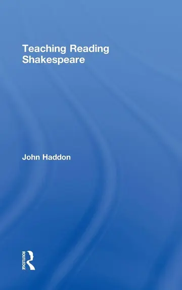Cover of Teaching Reading Shakespeare