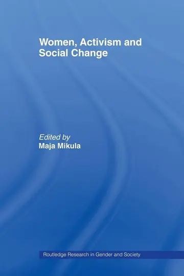 Cover of Women, Activism and Social Change