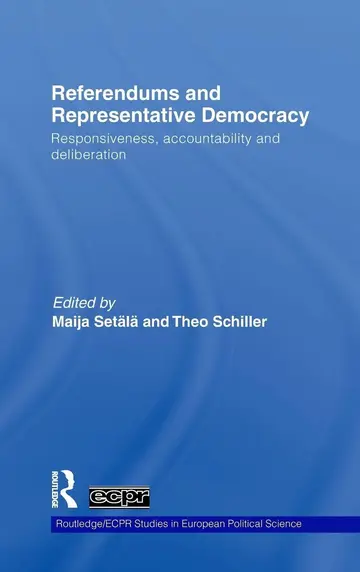 Cover of Referendums and Representative Democracy