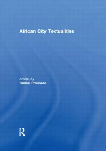Cover of African City Textualities