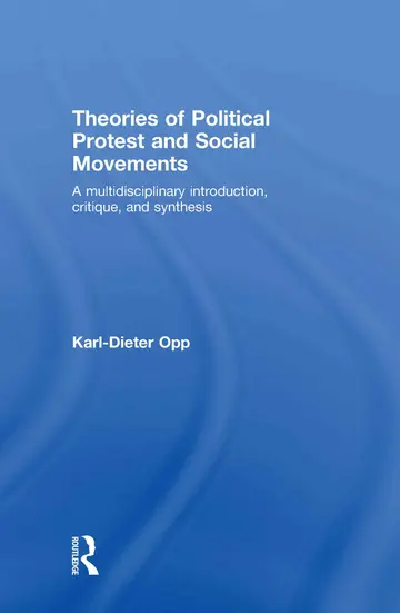 Cover of Theories of Political Protest and Social Movements
