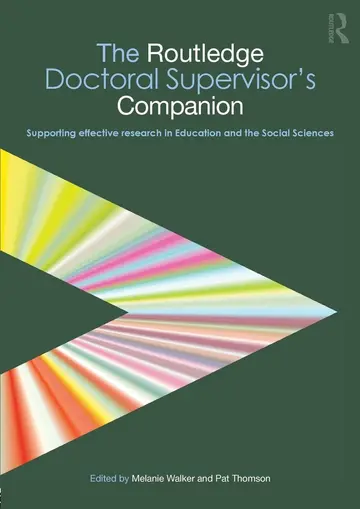 Cover of The Routledge Doctoral Supervisor's Companion