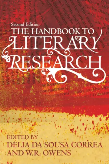 Cover of The Handbook to Literary Research