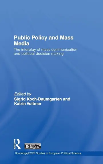 Cover of Public Policy and the Mass Media