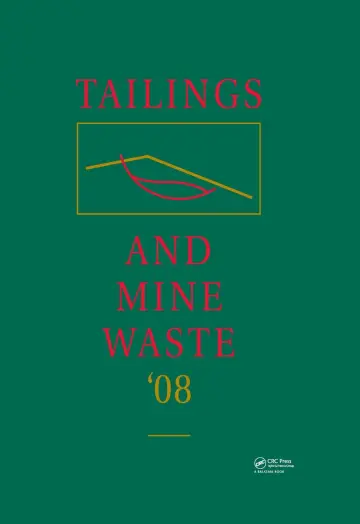 Cover of Tailings and Mine Waste '08