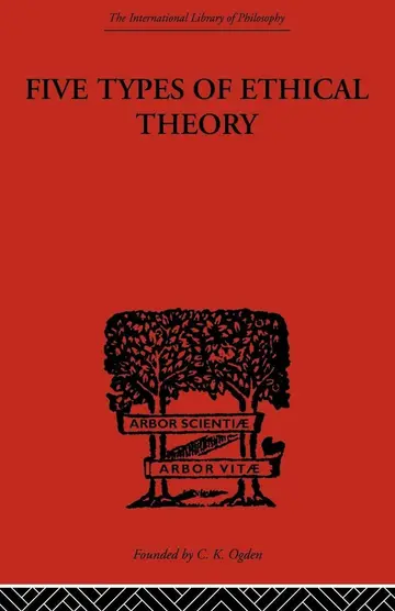 Cover of Five Types of Ethical Theory