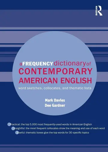 Cover of A Frequency Dictionary of Contemporary American English