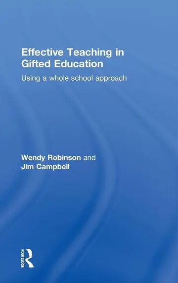 Cover of Effective Teaching in Gifted Education