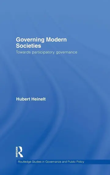 Cover of Governing Modern Societies