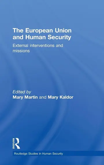Cover of The European Union and Human Security