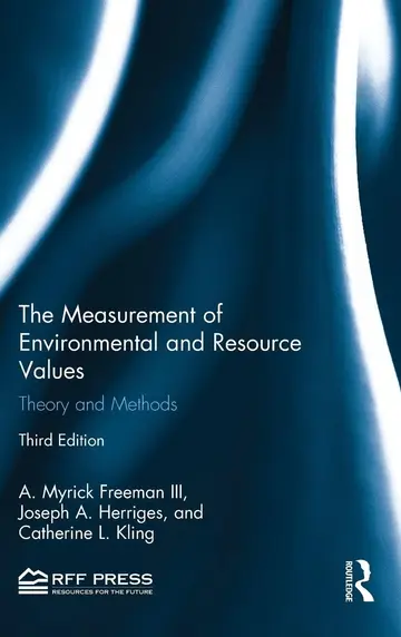 Cover of The Measurement of Environmental and Resource Values