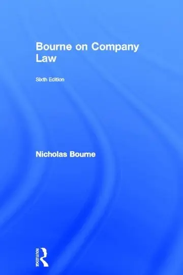 Cover of Bourne on Company Law