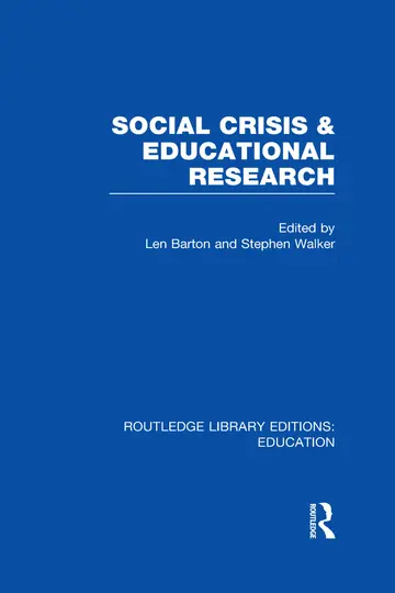 Cover of Social Crisis and Educational Research
