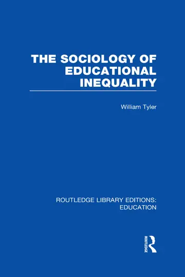 Cover of The Sociology of Educational Inequality