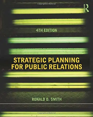 Cover of Strategic Planning for Public Relations