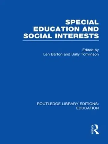 Cover of Special Education and Social Interests