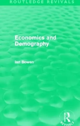 Cover of Economics and Demography