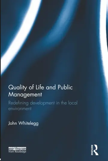 Cover of Quality of Life and Public Management