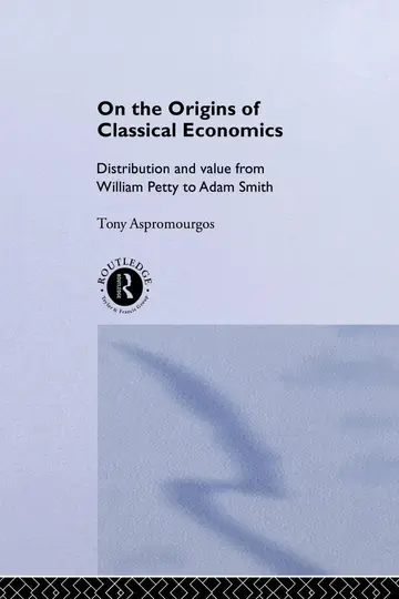 Cover of On the Origins of Classical Economics