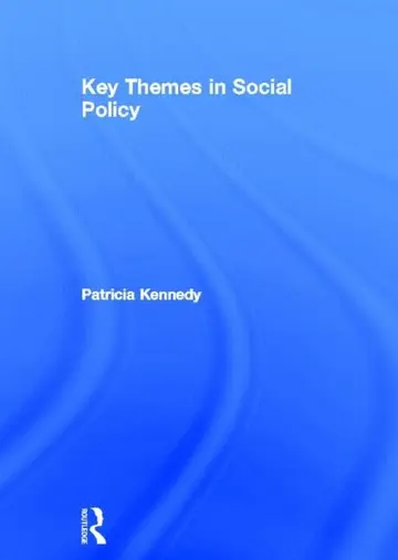 Cover of Key Themes in Social Policy