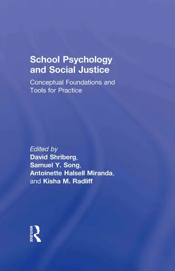 Cover of School Psychology and Social Justice