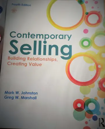 Cover of Contemporary Selling
