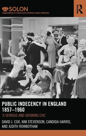 Cover of Public Indecency in England 1857-1960