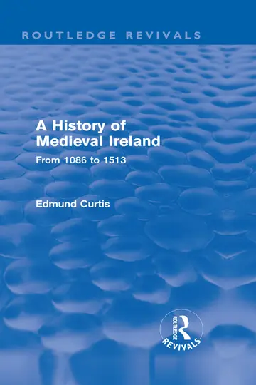 Cover of A History of Medieval Ireland