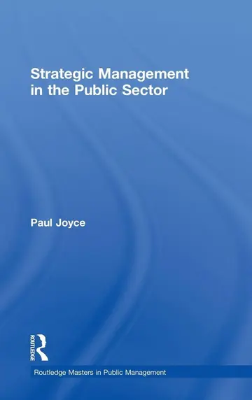 Cover of Strategic Management in the Public Sector