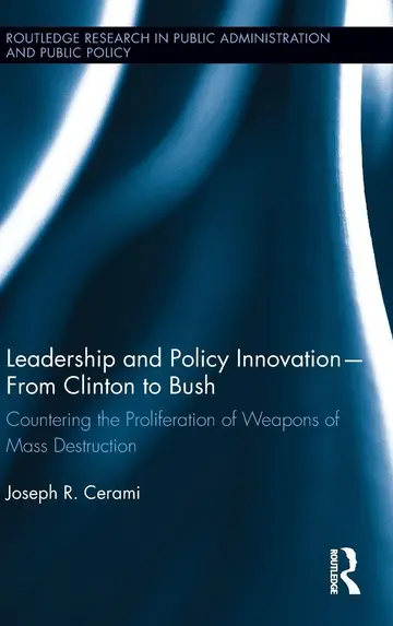 Cover of Leadership and Policy Innovation-From Clinton to Bush