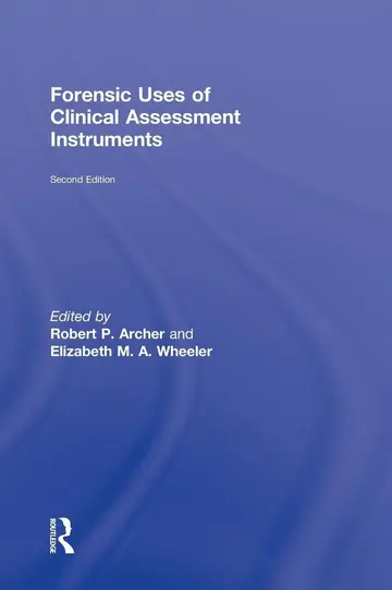 Cover of Forensic Uses of Clinical Assessment Instruments