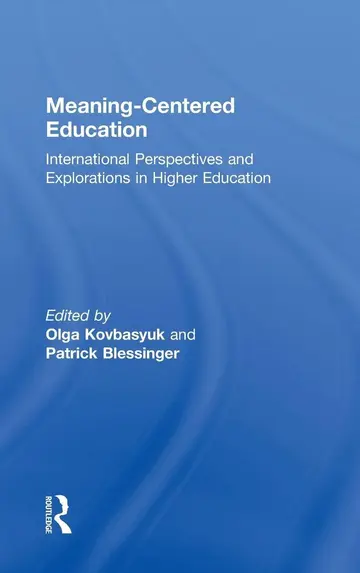 Cover of Meaning-Centered Education