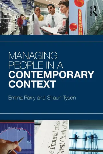 Cover of Managing People in a Contemporary Context
