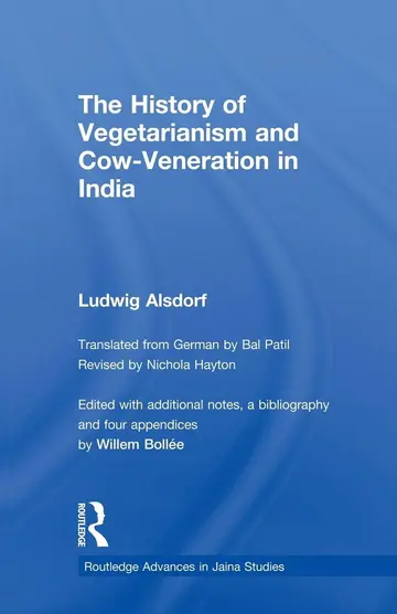 Cover of The History of Vegetarianism and Cow-Veneration in India