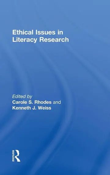 Cover of Ethical Issues in Literacy Research
