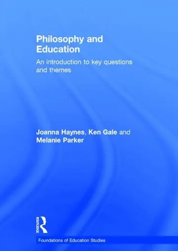 Cover of Philosophy and Education