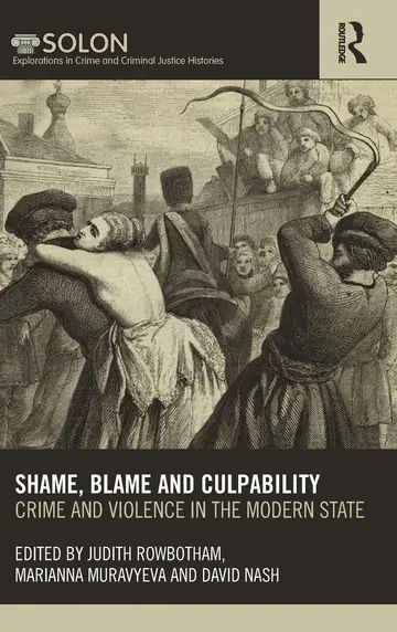 Cover of Shame, Blame and Culpability