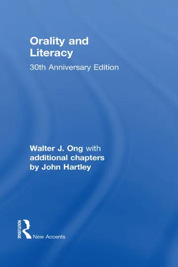 Cover of Orality and Literacy