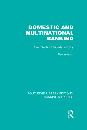 Cover of Domestic and Multinational Banking