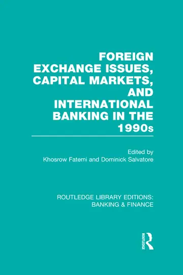 Cover of Foreign Exchange Issues, Capital Markets and International Banking in the 1990s