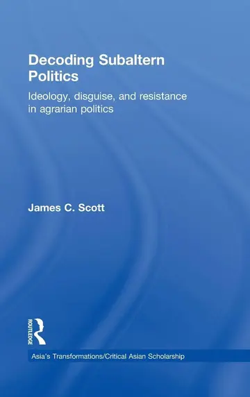 Cover of Decoding Subaltern Politics