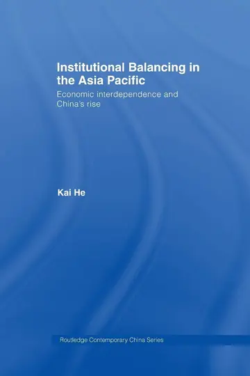 Cover of Institutional Balancing in the Asia Pacific