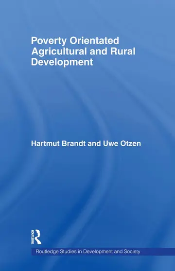 Cover of Poverty Orientated Agricultural and Rural Development