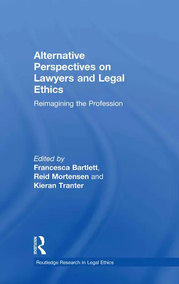 Cover of Alternative Perspectives on Lawyers and Legal Ethics
